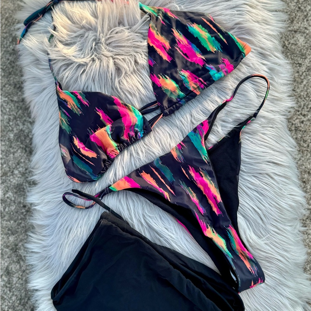 Colorful Abstract Bikini Set